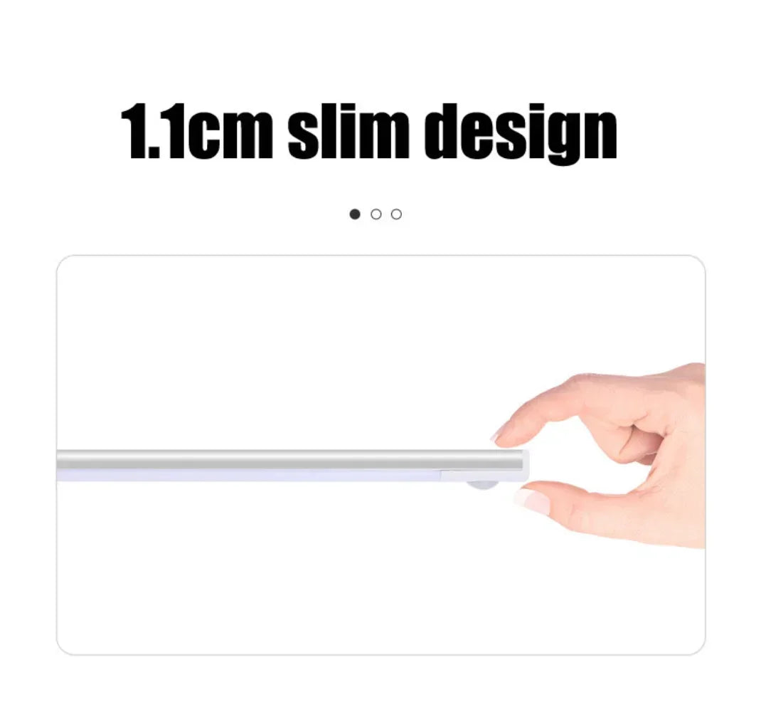 Xiaomi Motion Sensor Nachtlicht - Kabellose LED-Wandlampe mit USB-Aufladung und 3 Farben Dimmbar, Ideal zur Dekoration von Schlafzimmer und Schran