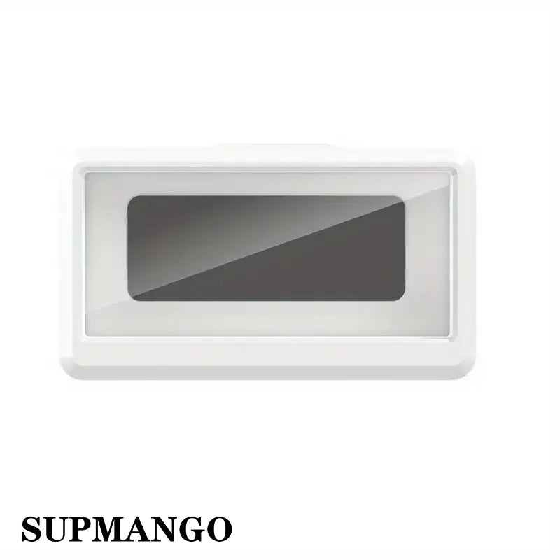 Badezimmer-Wandhalterung für Smartphones – Wasserdichte, Versiegelte Handyhalterung mit Schutzabdeckung und Touchscreen-Kompatibilität für Küche und Bad