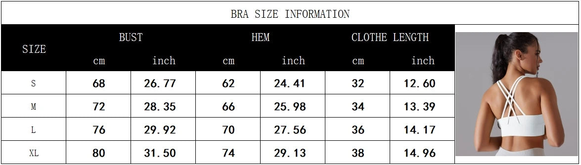 Komfortables Yoga-Bra Tanktop für Frauen – Fitness Sport-Bra mit Naked Feel, Gym-Vest, Camisole für Workout, Sportbekleidung
