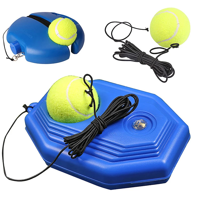 Hochleistungs-Tennis-Trainingshilfe mit elastischem Seil – Selbstständiger Rückprall-Tennis-Trainer, Solo Tennis Trainer für sichtbare Resultate