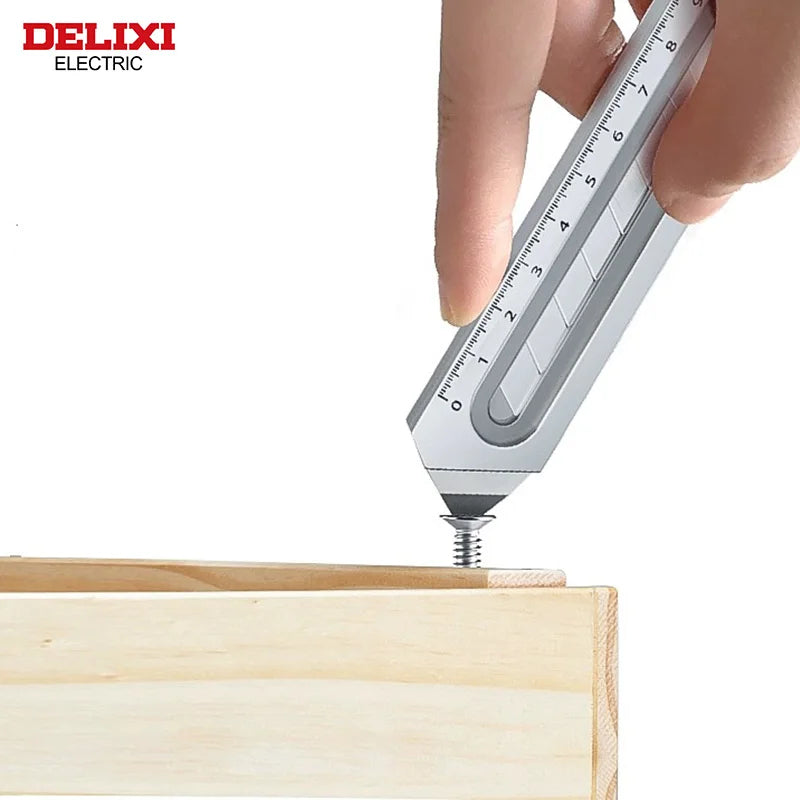 DELIXI Cuttermesser mit SK5-Klinge – Profi-Universalmesser, scharf & einziehbar, für Papier, Stoff, Film, Schaumstoff, Holz, Gummi & Kunststoff