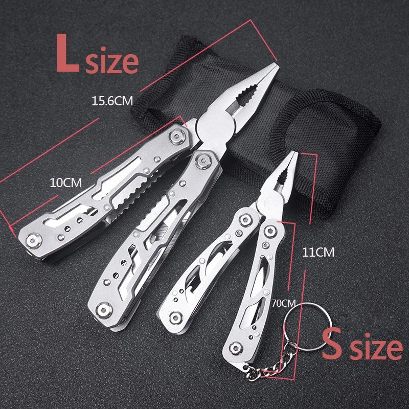 Multifunktions-Werkzeug: Klappzange mit Taschenmesser für Outdoor Camping