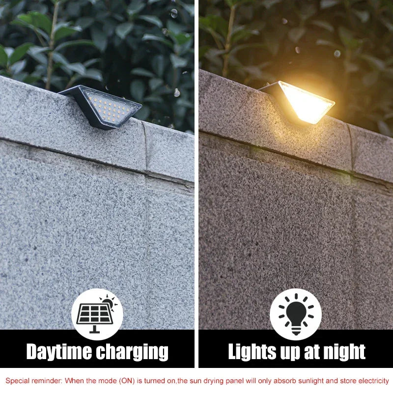 Solarbetriebene LED-Treppenlampe – Wasserdicht, Linse und Diebstahlschutz für Garten, Deck und Wege, Mini-Solarlicht für effiziente Beleuchtung, umweltfreundlich
