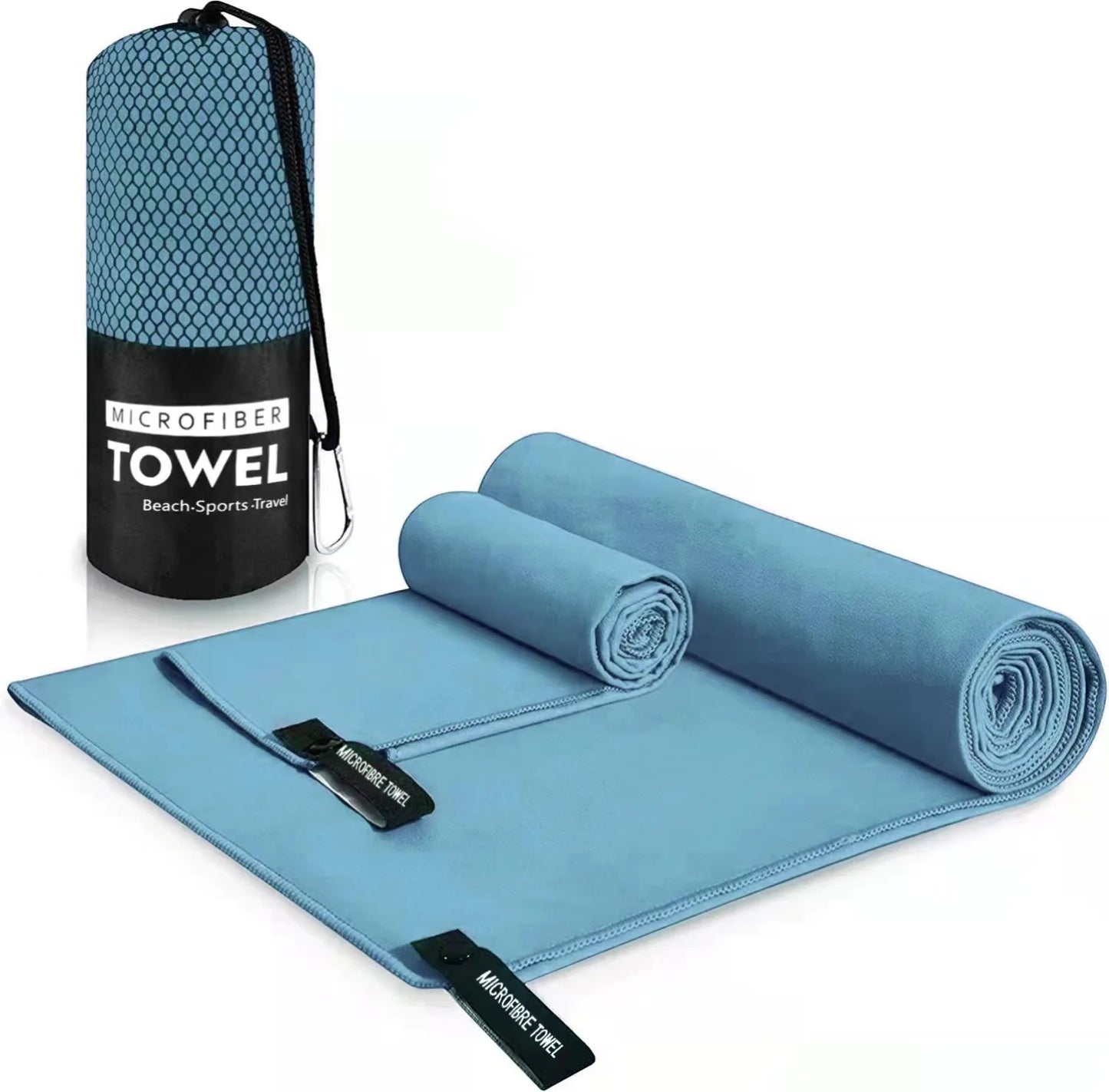 Sport Mikrofaser Handtuch – Ultralight & schnell trocknend, ideal für Pool, Gym, Yoga und Strand