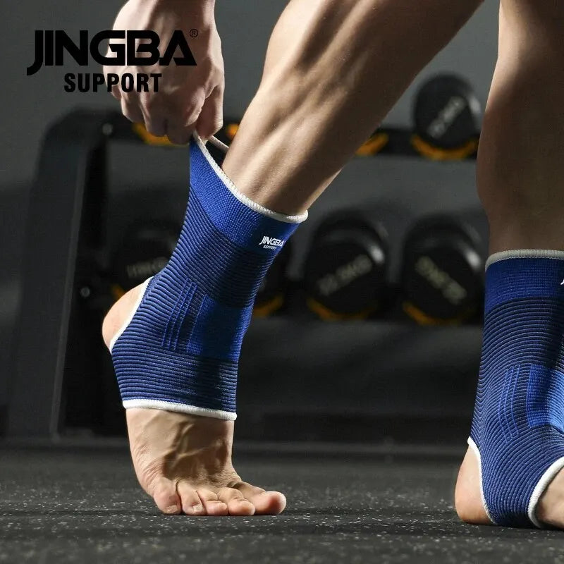 1 Paar Elastische, Atmungsaktive Knöchelstützen in Einheitsgröße für Running, Basketball und Radfahren – Optimale Unterstützung und Flexibilität
