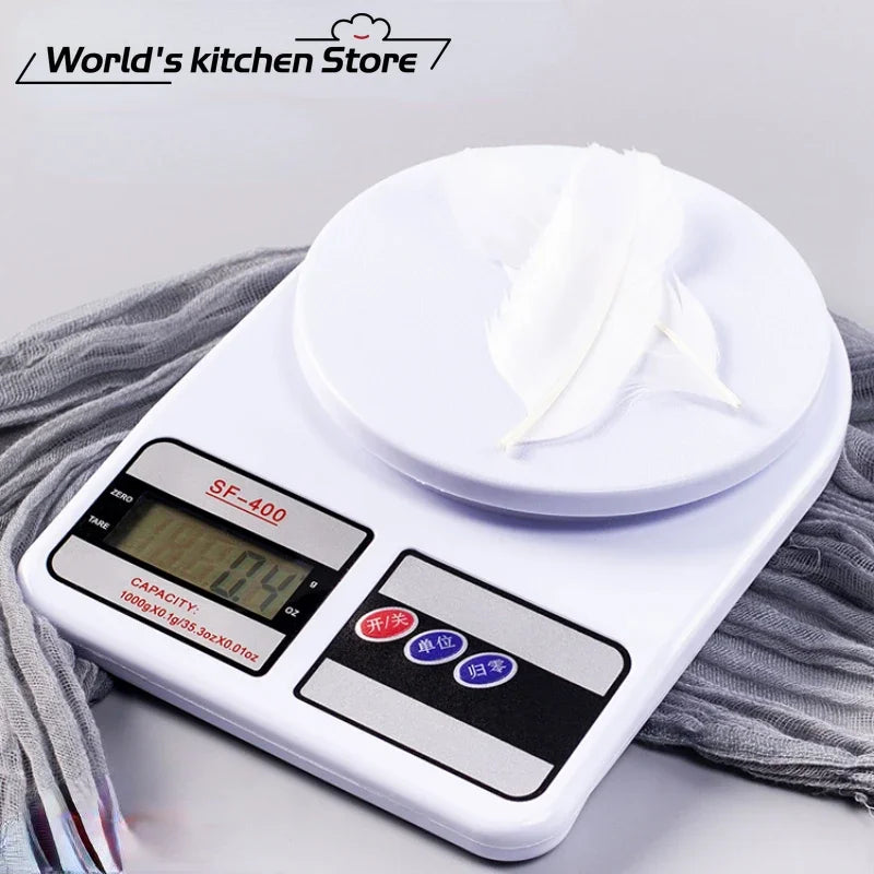 Digitale Küchenwaage SF400: Hochgenau, elektronisch, 10 kg Kapazität, ideal für Backen und Kochen