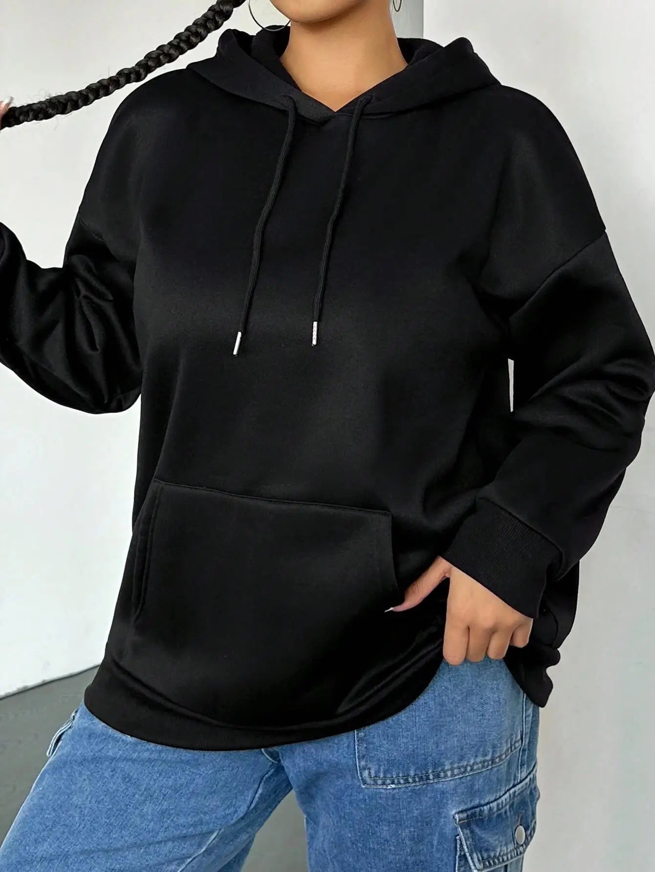 Harajuku Damen Oversize Sweatshirts - Vintage Fleece Hoodie, Herbstmode, Weich und Bequem