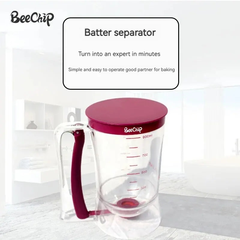 Manueller Teigspender für Cupcakes – Teig- und Buttertrenner mit genauen Messskalen, ideal für präzises Portionieren und sauberes Arbeiten, ein unverzichtbares Küchenwerkzeug für Backliebhaber