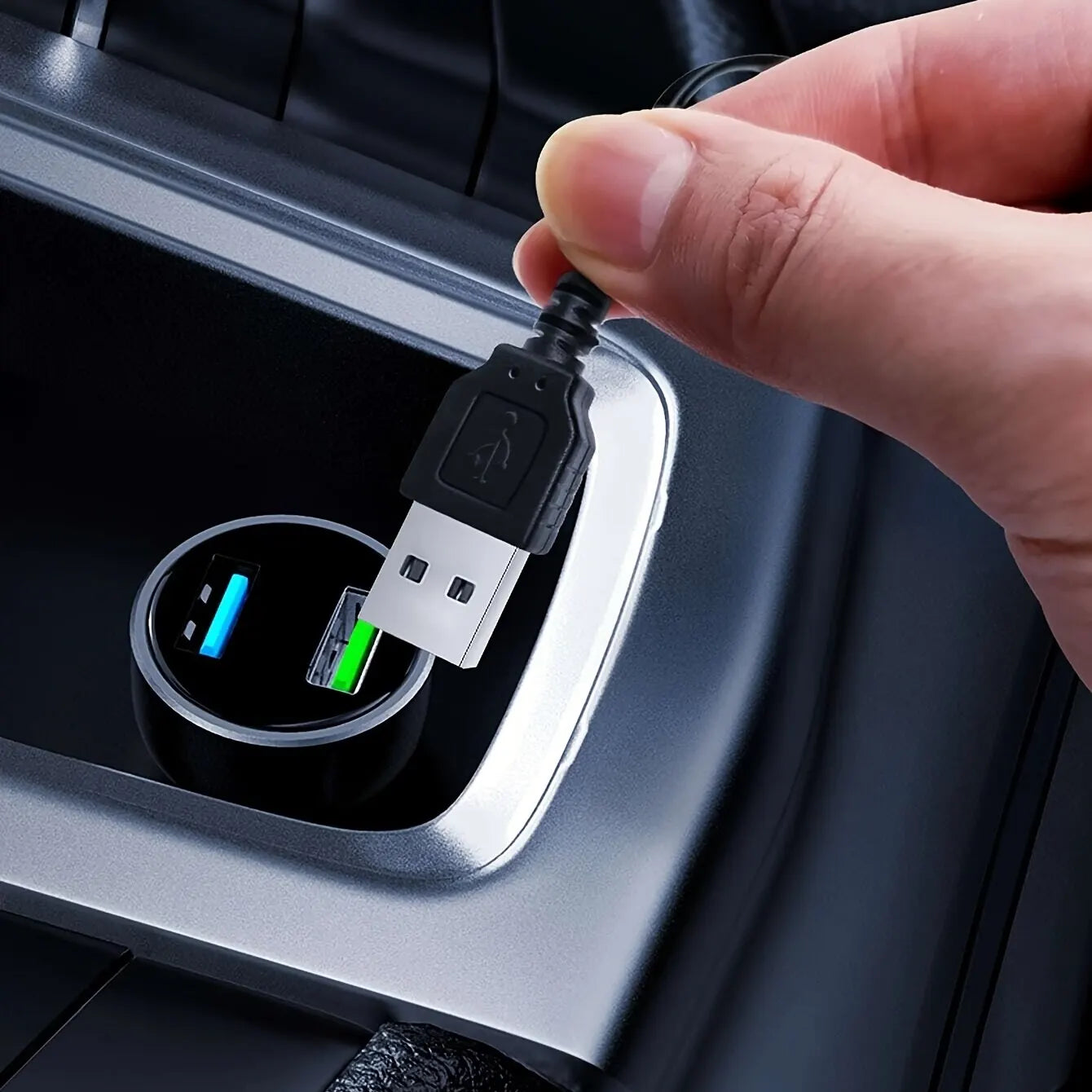 Auto-Neon-Leuchtstreifen LED – 2M/3M/5M flexibles EL-Kabel für kreative Innenraumgestaltung, USB-betrieben für einfache und vielseitige Verwendung