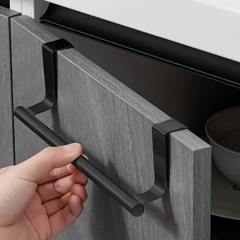 Über-Schrank-Handtuchhalter aus Stahl – Robust und vielseitig, ideal für die Über-Tür-Nutzung in Bad und Küche, platzsparender Organizer ohne Bohren, für Handtücher und Geschirrtücher