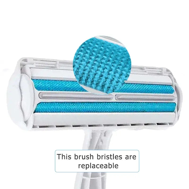 Haustier-Haarentferner mit Einhand-Bedienung – Selbstreinigender Lint-Roller für Hunde und Katzen, Effektiver Haarentferner für Möbel, Kleidung und Teppiche, Einfache Anwendung und Reinigung