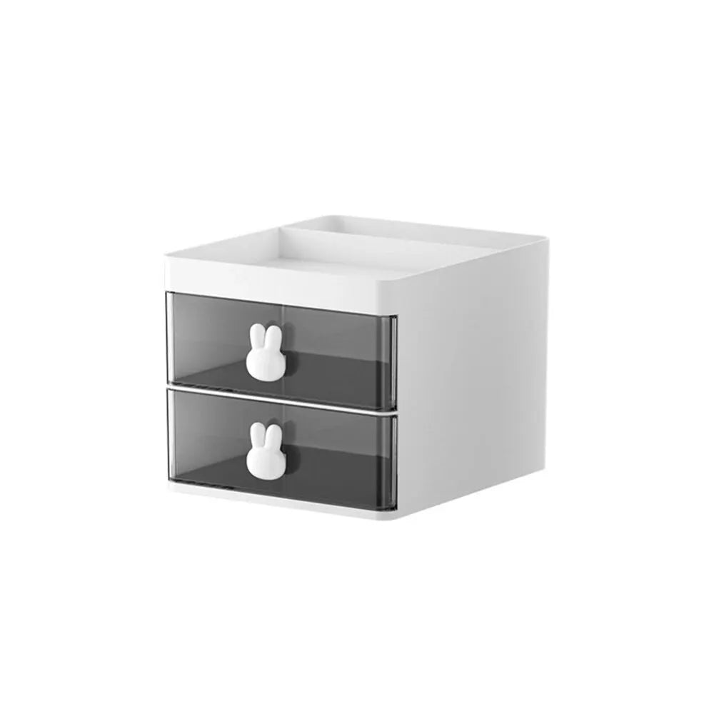 2-Schichtiger Transparenter Stifthalter – Multifunktionale Aufbewahrungsbox für Makeup, Schüler und Büros – Praktische Schreibtisch-Organizer für das Schlafzimmer
