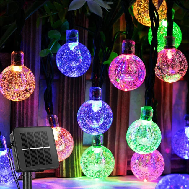 Solarlichterkette Außen – 200 LEDs, IP65 Wetterfest, für Garten & Terrasse
