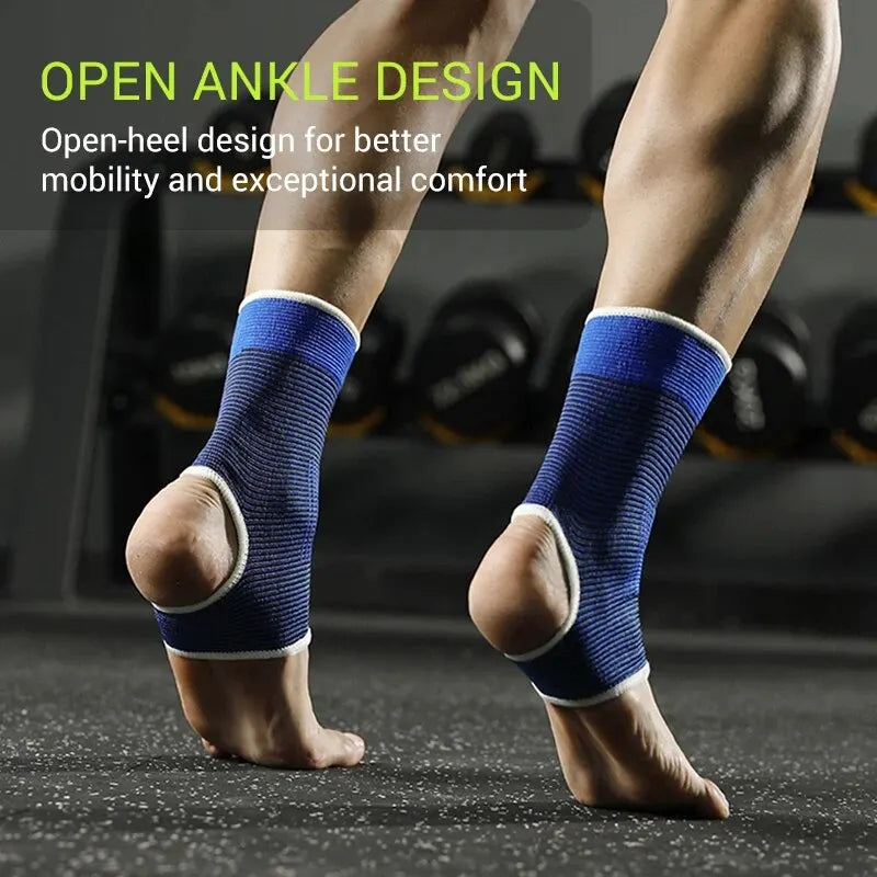 1 Paar Elastische, Atmungsaktive Knöchelstützen in Einheitsgröße für Running, Basketball und Radfahren – Optimale Unterstützung und Flexibilität