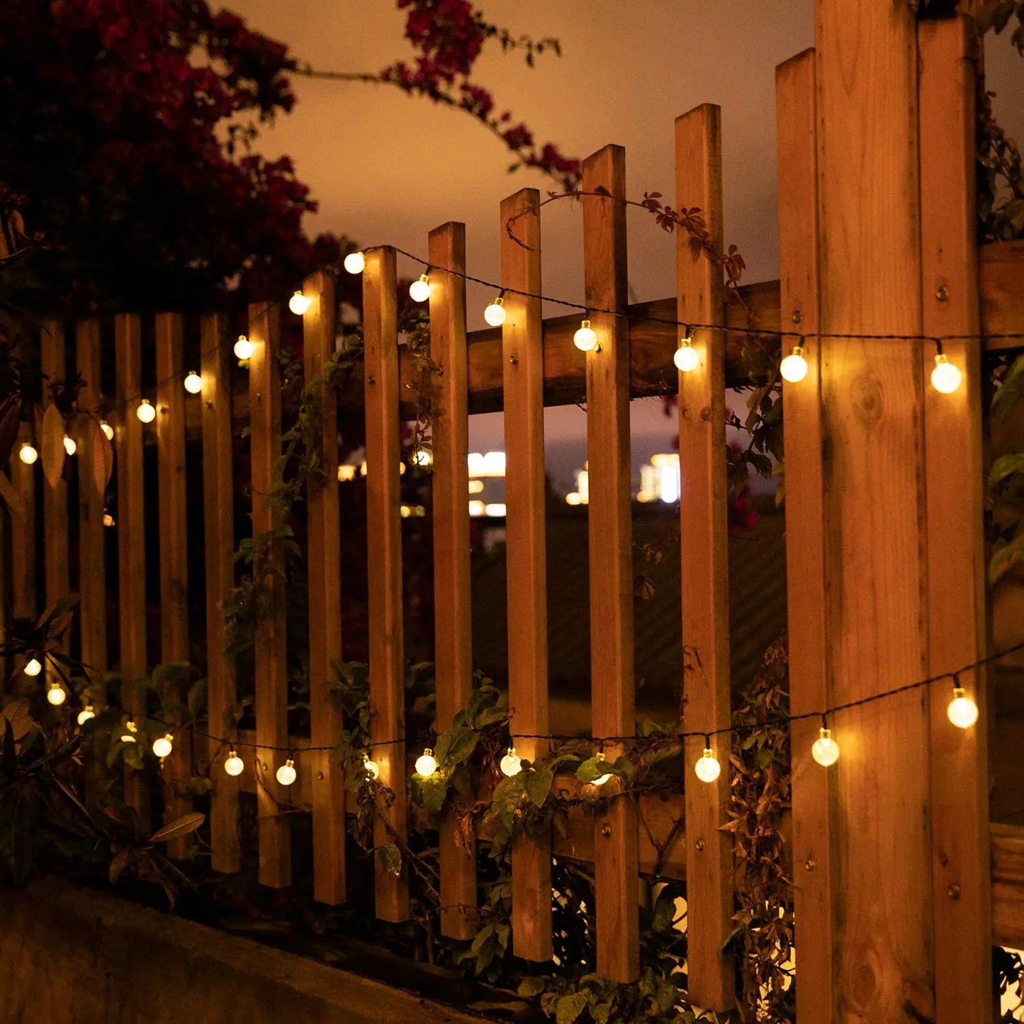 Solarlichterkette Außen – 200 LEDs, IP65 Wetterfest, für Garten & Terrasse