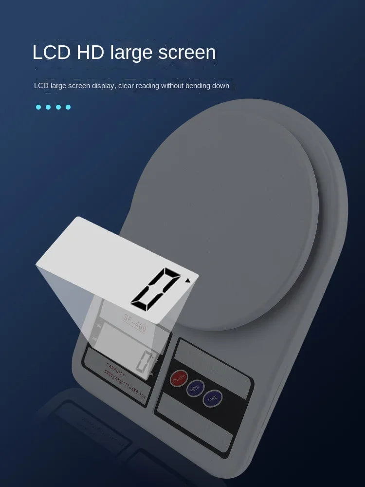 Digitale Küchenwaage SF400: Hochgenau, elektronisch, 10 kg Kapazität, ideal für Backen und Kochen