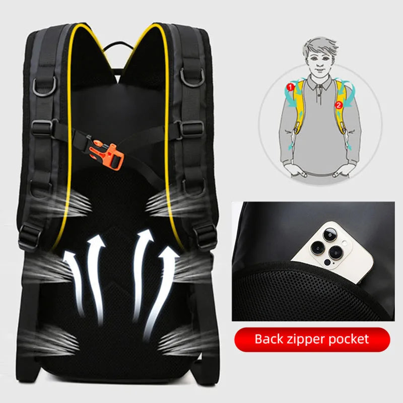 Wasserdichter Rucksack Angelködertasche. Ideal für Outdoor-Aktivitäten wie Reisen, Wandern und Camping