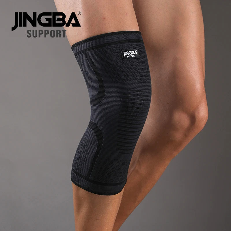 1 Stück Elastische, Atmungsaktive Kompressions-Kniebandage für Basketball, Laufen und Radfahren – Effektive Unterstützung für aktive Sportler