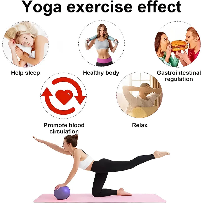 Yoga & Fitness Pilates Ball (25 cm) – Perfekt für Gleichgewicht, Core-Stärkung & Heimtraining