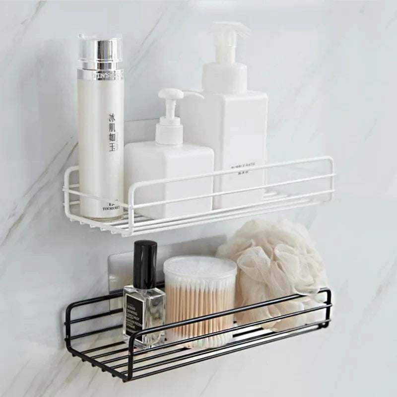 Eckregal für das Badezimmer - Platzsparendes Wandregal ohne Bohren, Multifunktionales Duschregal für Shampoo, Seife und Bad-Accessoires, Ideal für eine gut organisierte und saubere Dusche