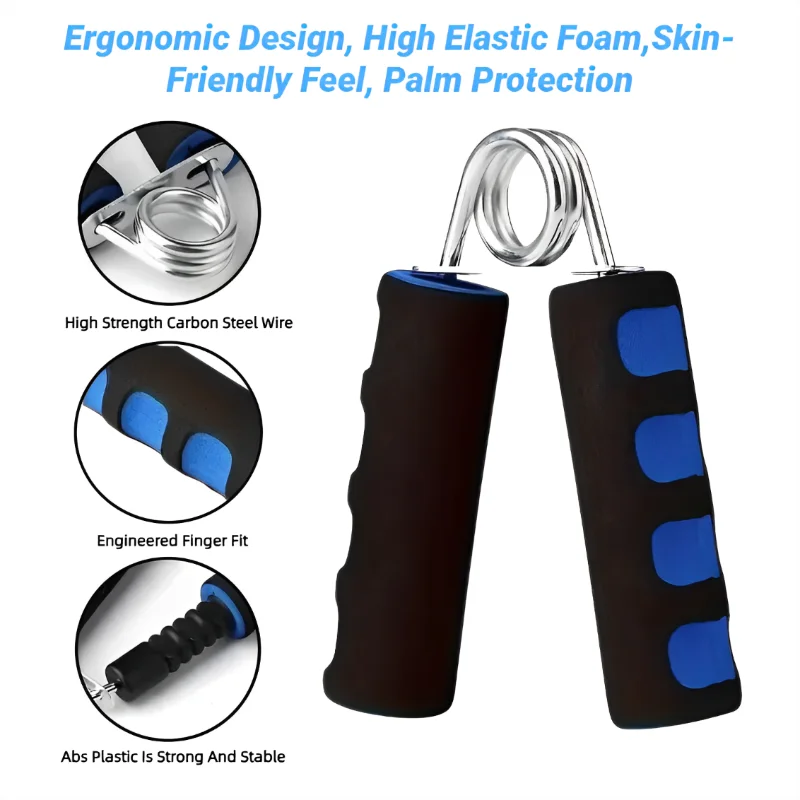 Ergonomischer Handtrainer mit Widerstandsfeder – Verbessert Griffstärke & Fingerkraft
