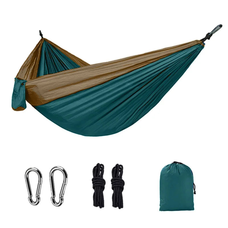 Ein-Personen-Portable Outdoor Camping Hängematte aus hochfestem Fallschirm-Nylon