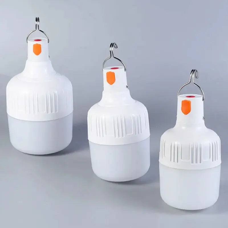 200W Hochleistungs-LED Campinglicht – Wiederaufladbare Tragbare Laterne mit Haken, Ideal für Outdoor-Notfälle, BBQ und Zeltbeleuchtung