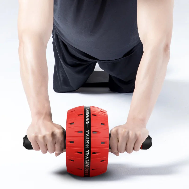 Großer Ab Roller für Bauchmuskeltraining – Ab Wheel für effektive Core-Workouts und Muskelaufbau zu Hause oder im Fitnessstudio