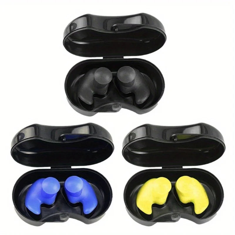 2PCS Ohrstöpsel aus Silikon – Perfekt für Schwimmen, Tauchen, Surfen, Duschen und andere Wasseraktivitäten
