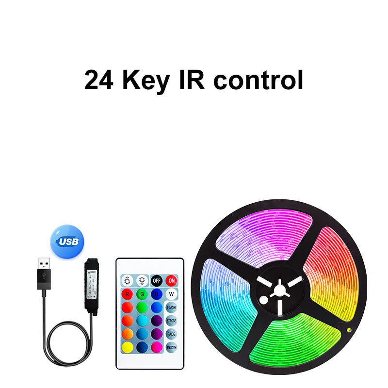 LED Strip 5V „Ice Tape“ – 5050 RGB, WiFi/Bluetooth, 5–10 m