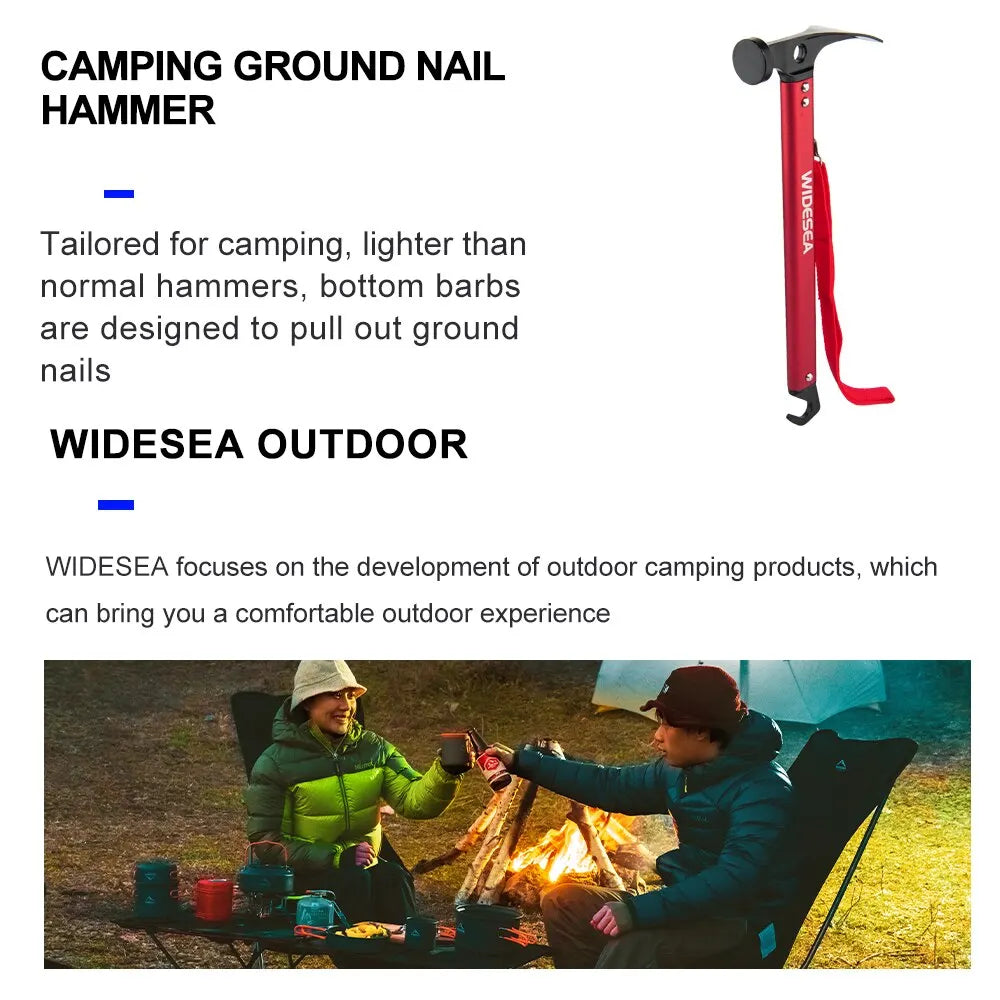 Camping-Hammer aus Edelstahl/Kupfer – Outdoor