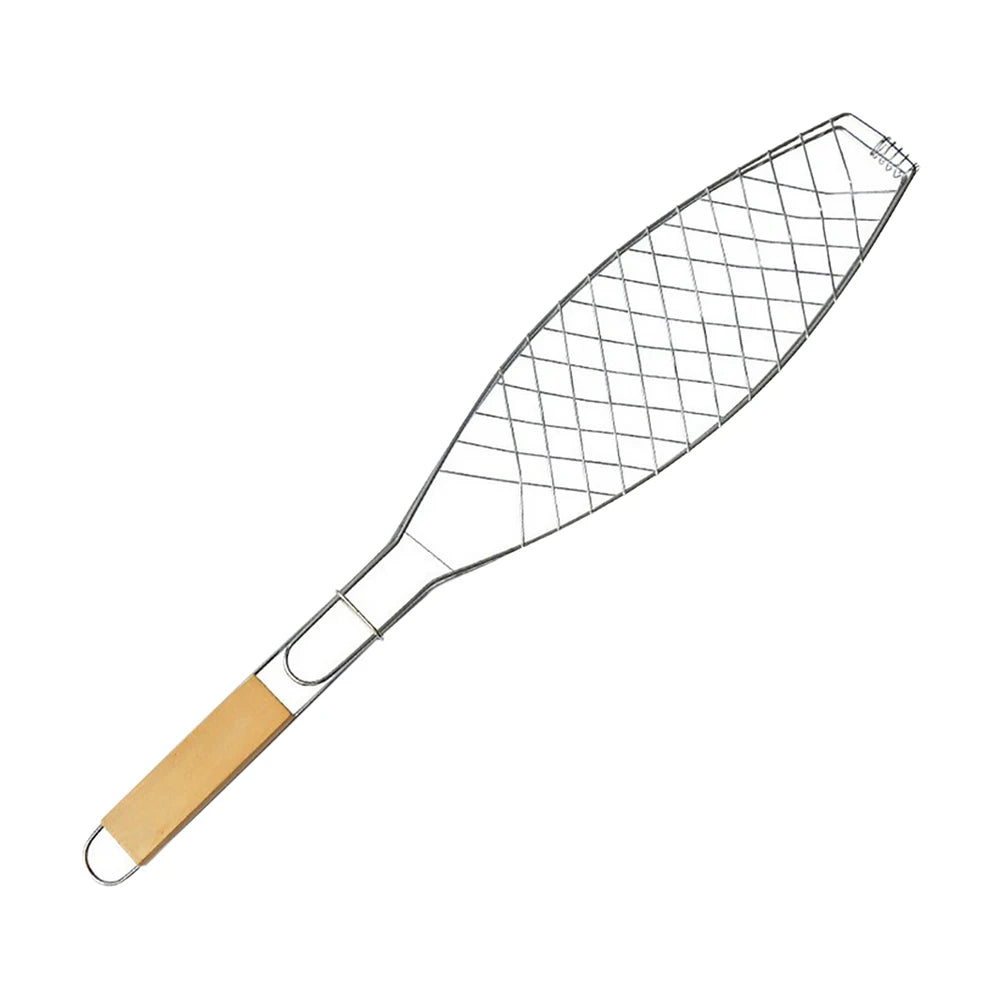 Fischgrillkorb Gemüsegrillkorb mit faltbarem Griff