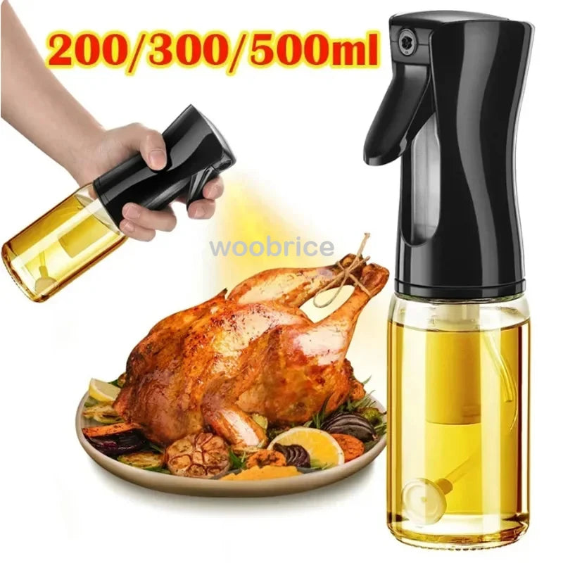 200/300ml Premium Ölsprühflasche – BBQ-Kochspray, Olivenöl-Sprüher, Küchenback-Spray, Leere Flasche für Essig und Öl, Vielseitiger Dispenser
