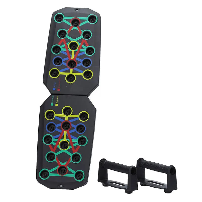 Multifunktionales Push-Up-Board für zu Hause – Robuste Liegestütz-Platte als perfekter Helfer für effektives Muskeltraining