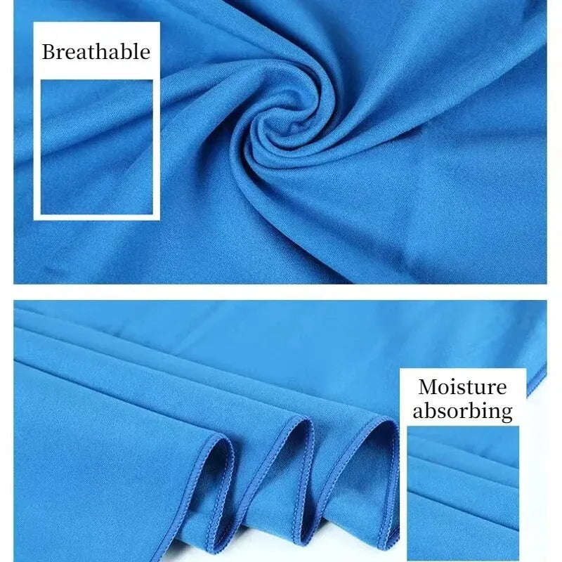 Schnelltrocknendes Sporttuch 40x80 cm – Ideal für Schwimmen, Fitness, Camping, Laufen und Strand – Vielseitiges Handtuch für Gym und Outdoor-Aktivitäten