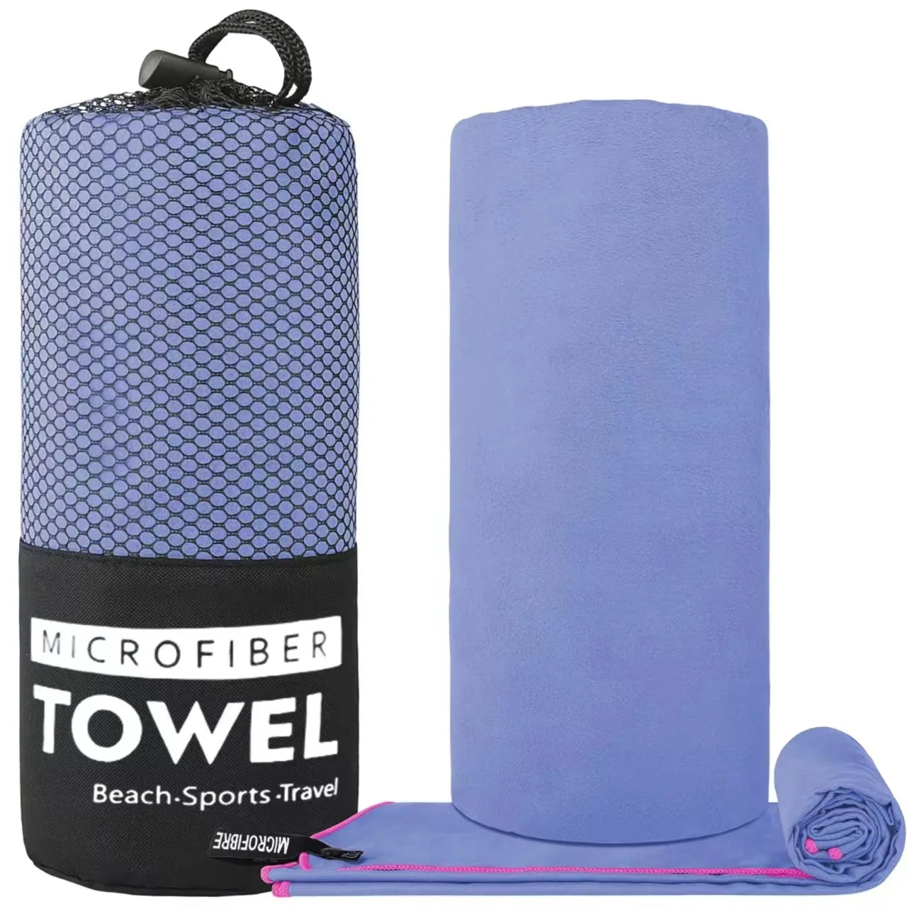Ultraleichtes & schnelltrocknendes Mikrofaser-Sporthandtuch – Perfekt für Gym, Yoga, Schwimmen & Outdoor