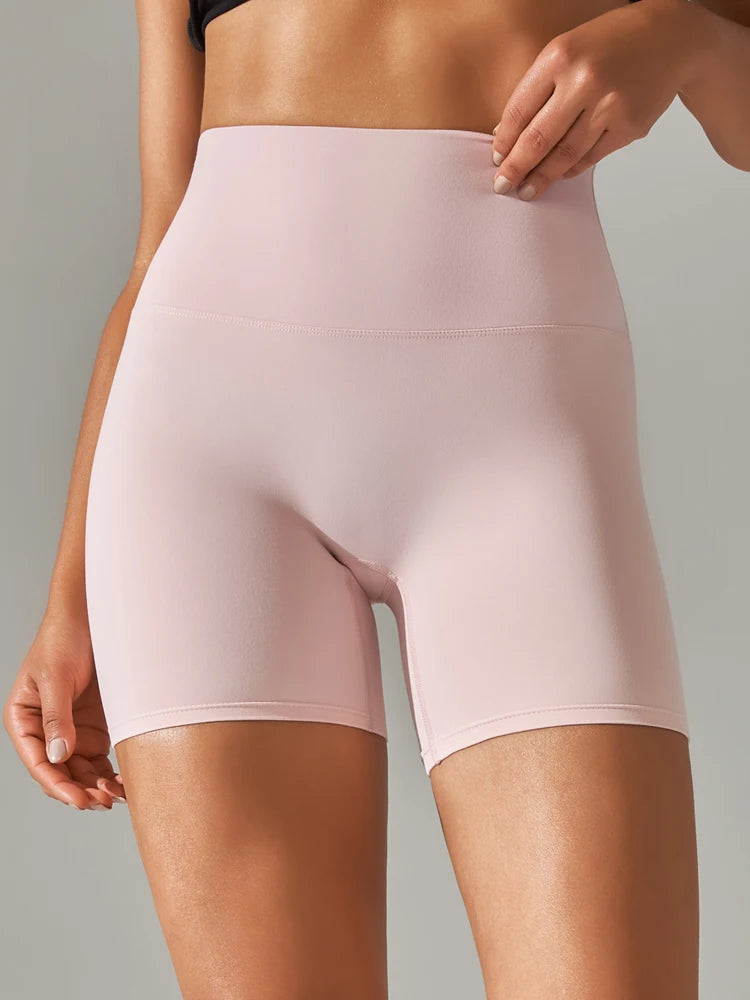 Hochwertige Sportshorts für Frauen – Squat-Proof, Hoher Bund, Atmungsaktiv, Schnell Trocknend, Perfekt für Yoga, Fitness und Radfahren
