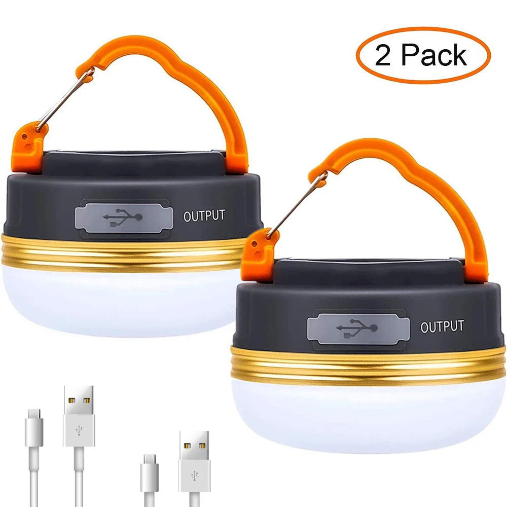 Hochleistungs-Campinglaterne mit 10W – USB-wiederaufladbare 1800mAh Outdoor-Lampe für Zelt und Wanderungen