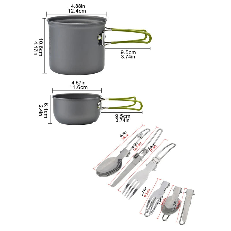 Outdoor Camping Kochgeschirr Set