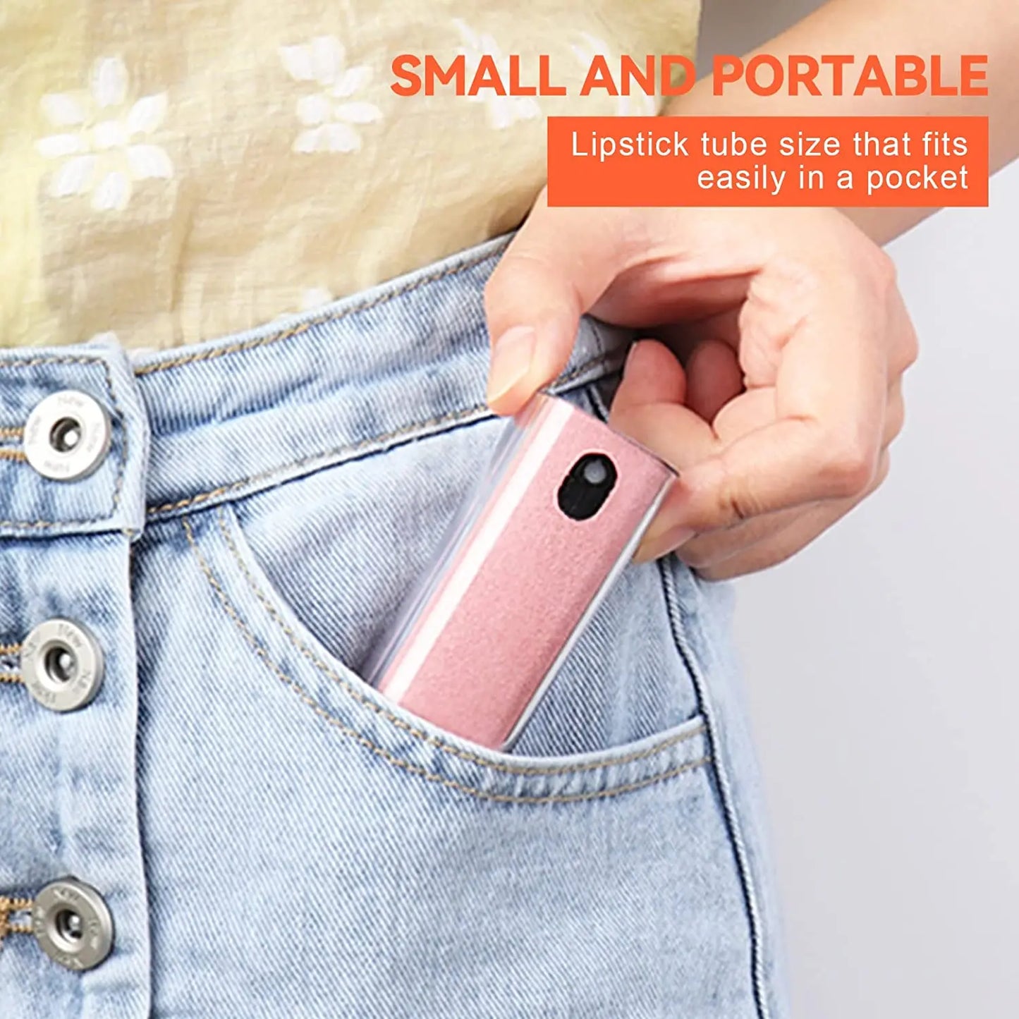 2-in-1 Bildschirm-Reinigungsset – Sprühflasche und Mikrofaser-Tuch für Handy, PC, Tablet und iPad, Effektive Staubentfernung und Politur