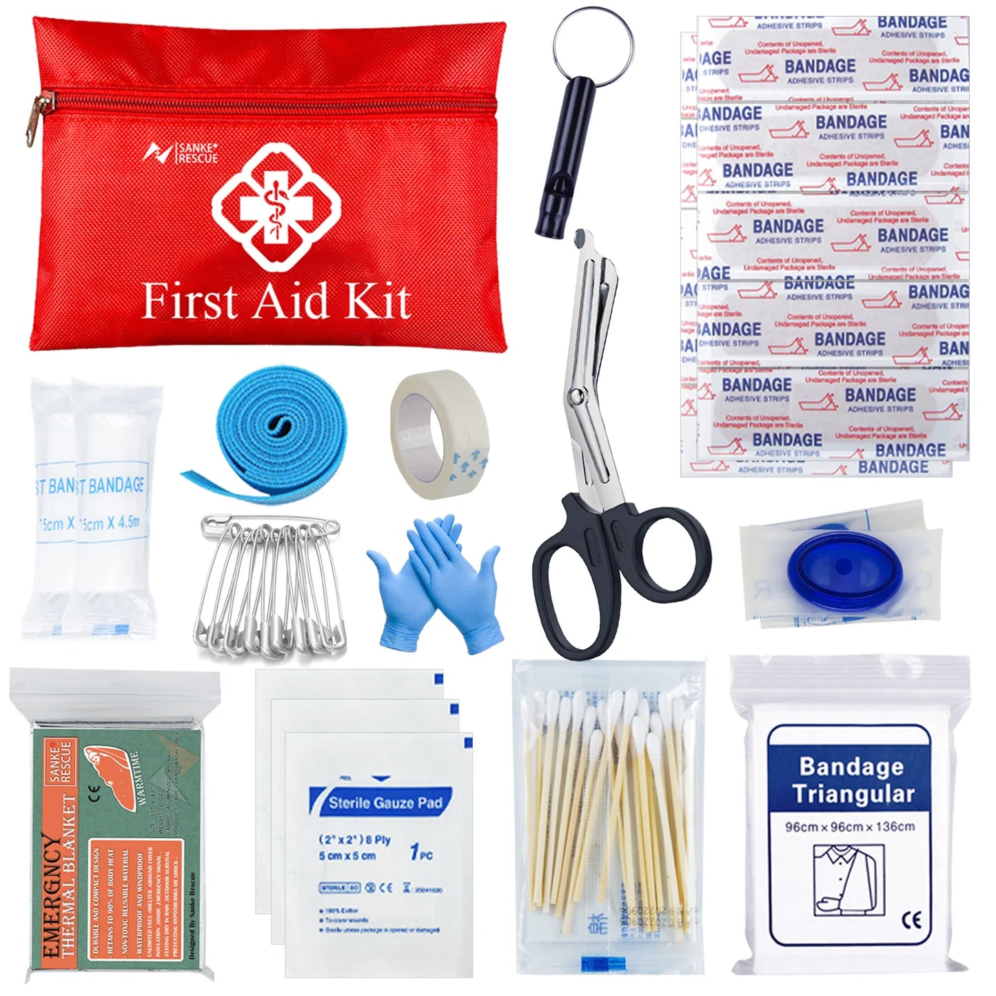 Taktisches Auto Erste-Hilfe-Set – Survival, Camping, medizinische Tasche