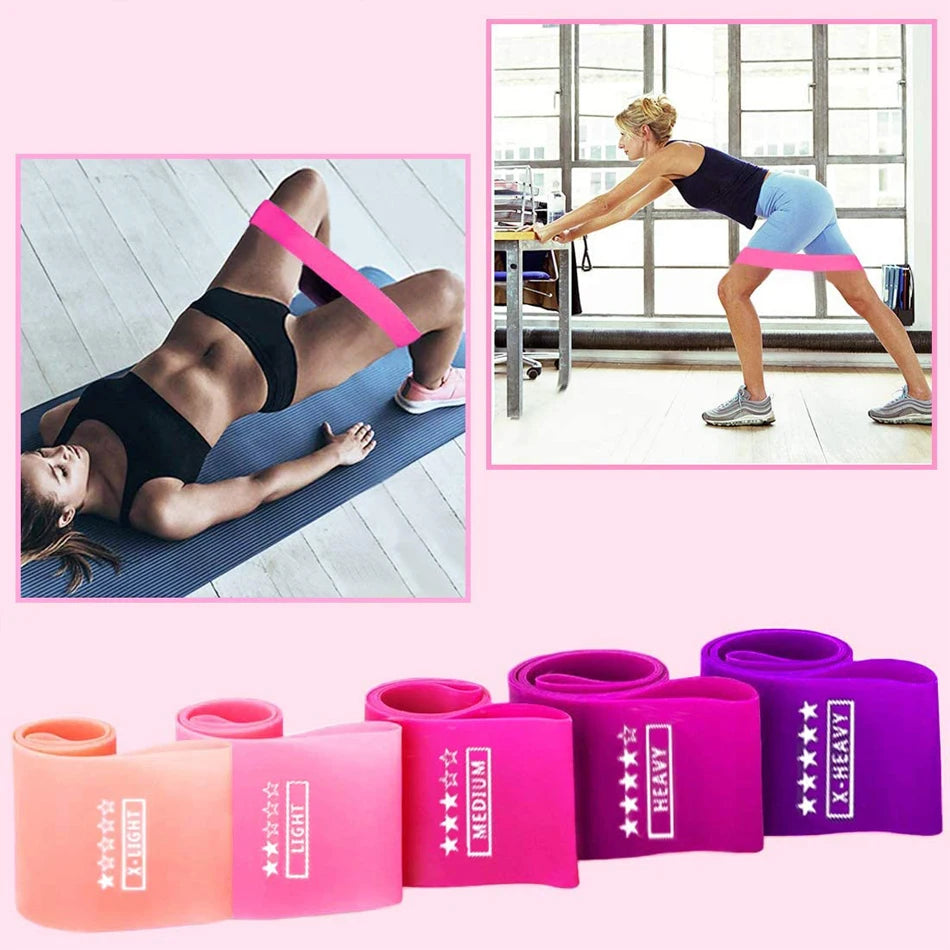 WorthWhile Elastische Widerstandsbänder – Yoga-, Fitness- und Crossfit-Training | Pull-up Unterstützung, Gummibänder für Workout und Gym