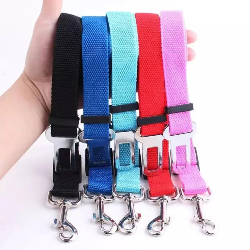 Hundesicherheitsgurt für Auto – Verstellbare Autoleine mit Halsband für Hunde, Reise-Sicherheitsgurt für Haustiere