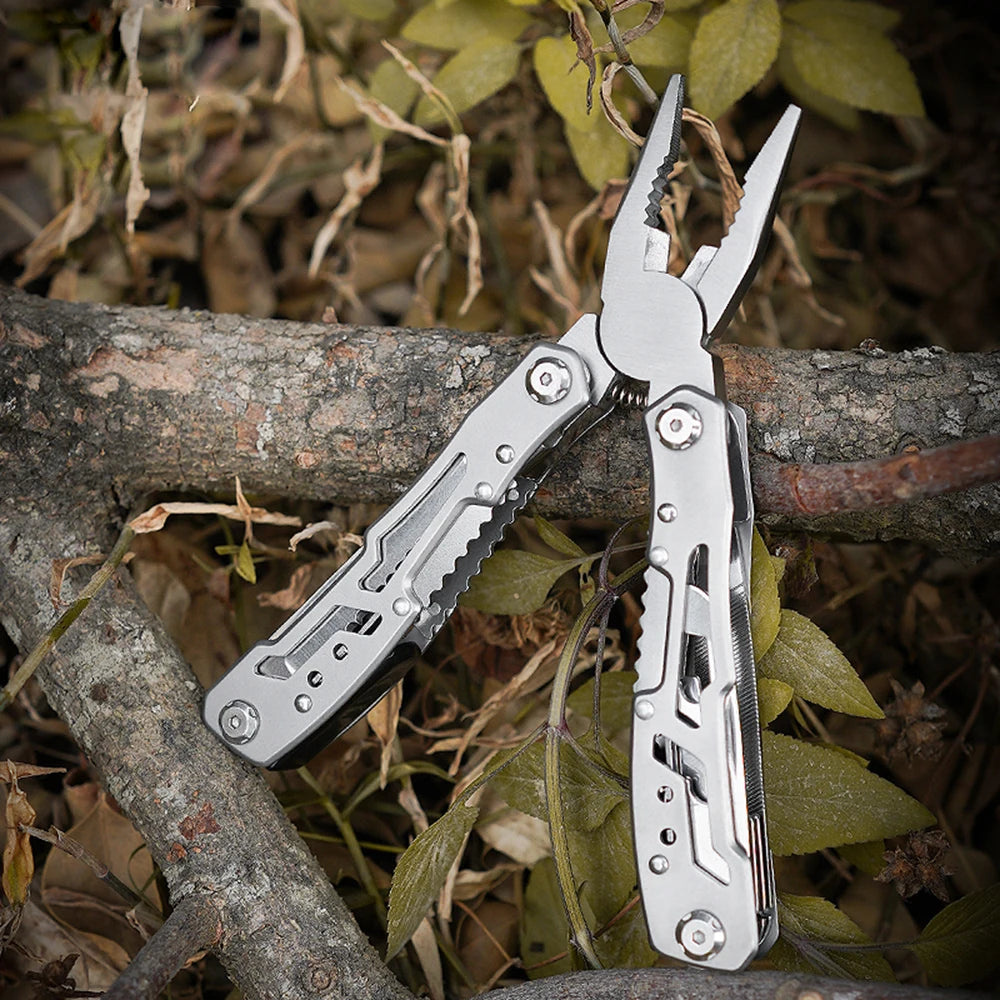 Multifunktions-Werkzeug: Klappzange mit Taschenmesser für Outdoor Camping