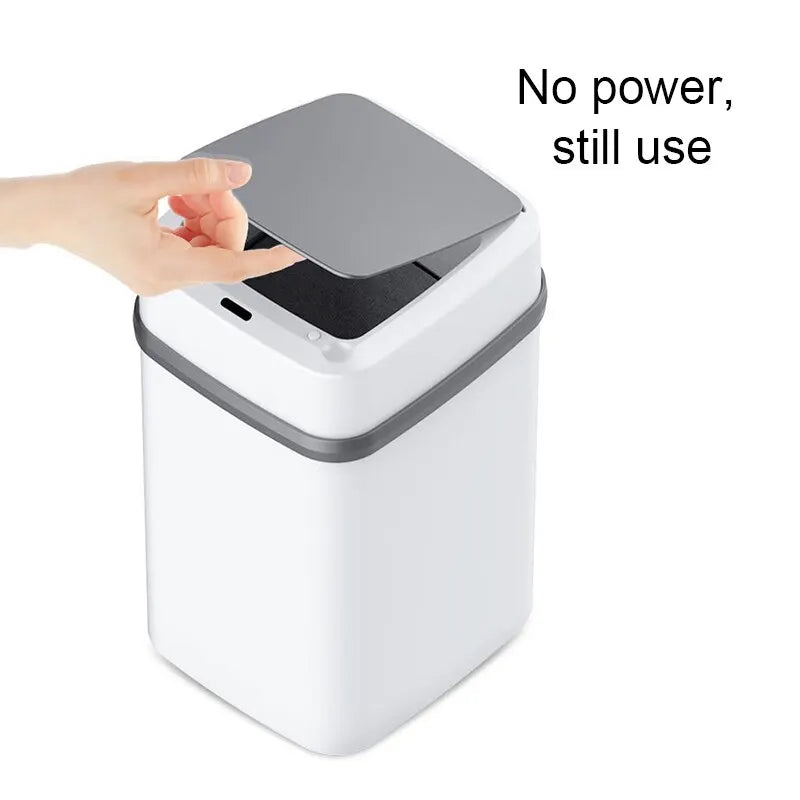 Intelligenter 13L Abfalleimer – Touch-gesteuerter Mülleimer für Küche und Bad, Hygienisch und Platzsparend