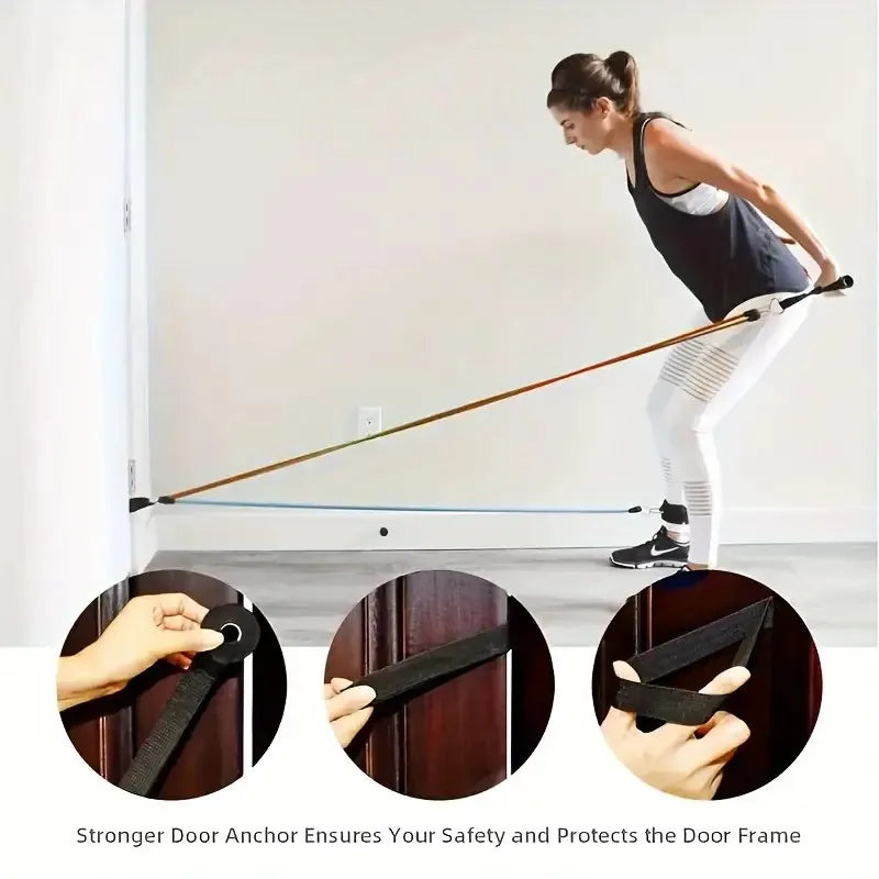 Tragbares Sportband Set für Fitness – Widerstandsbänder für Pull-Ups, Training und effektives Ganzkörper-Workout