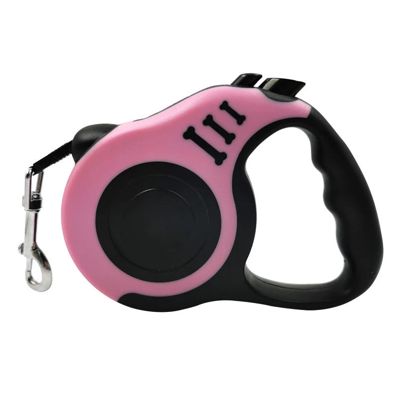 3M/5M Automatische Hundeleine für kleine Hunde & Katzen – Robuste Nylon-Ausziehleine für Spaziergänge, Wanderungen & Reisen