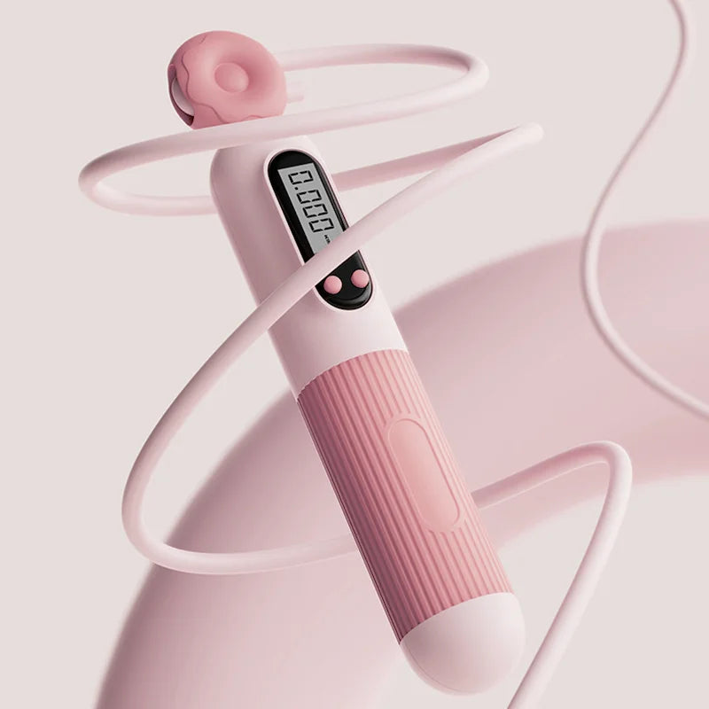 Smartes Springseil mit Zähler – Verstellbares Springseil mit Kalorienzähler für Fitness, Gewichtskontrolle und Ausdauerübungen
