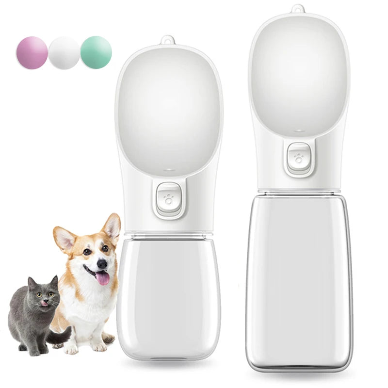 Tragbare Hundewasserflasche – Outdoor-Reiseflasche für Hunde und Katzen, Automatische Spaziergang-Trinkflasche für Hunde, Hundezubehör