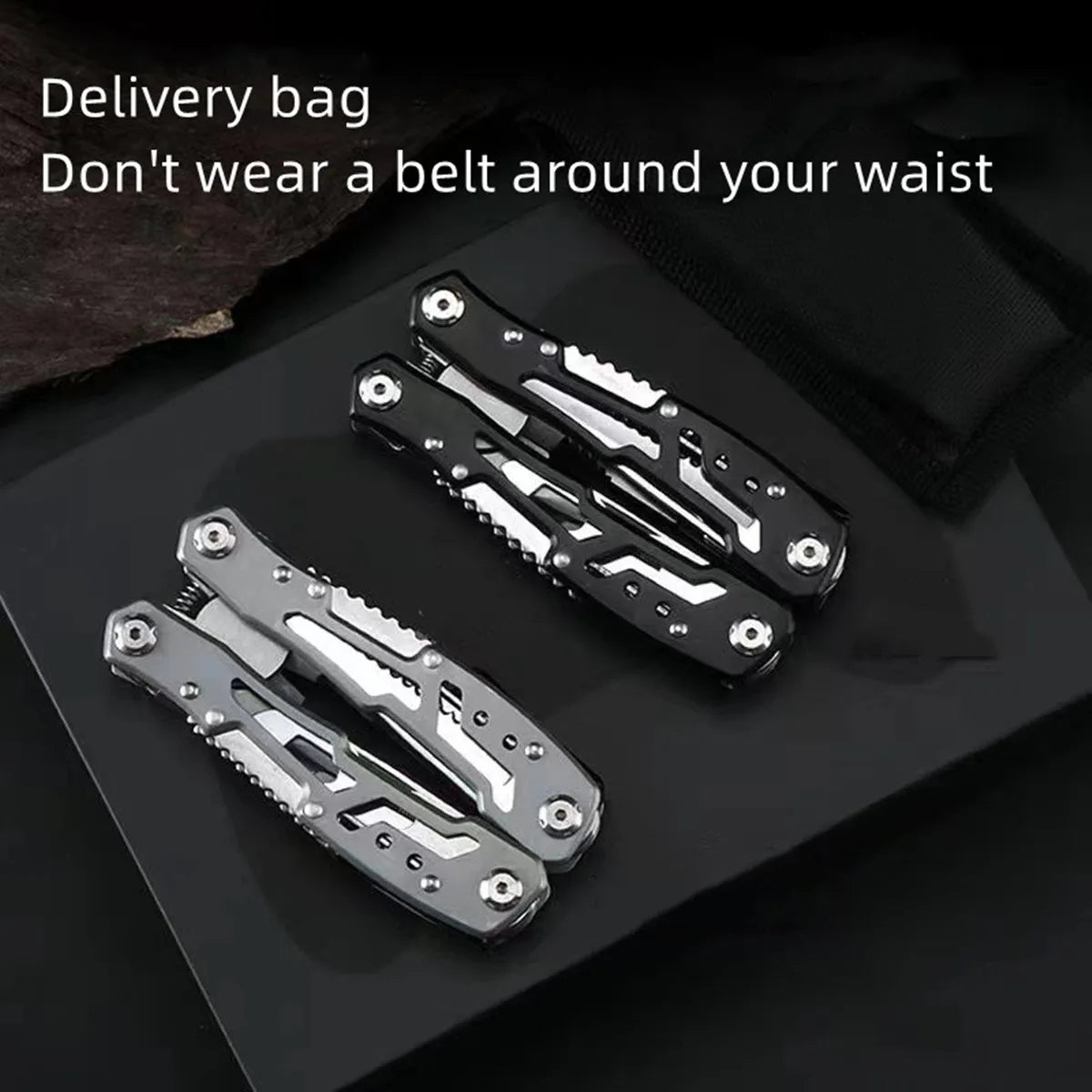 Outdoor Multitool Edelstahl EDC Faltwerkzeug Überlebensmesser Zange